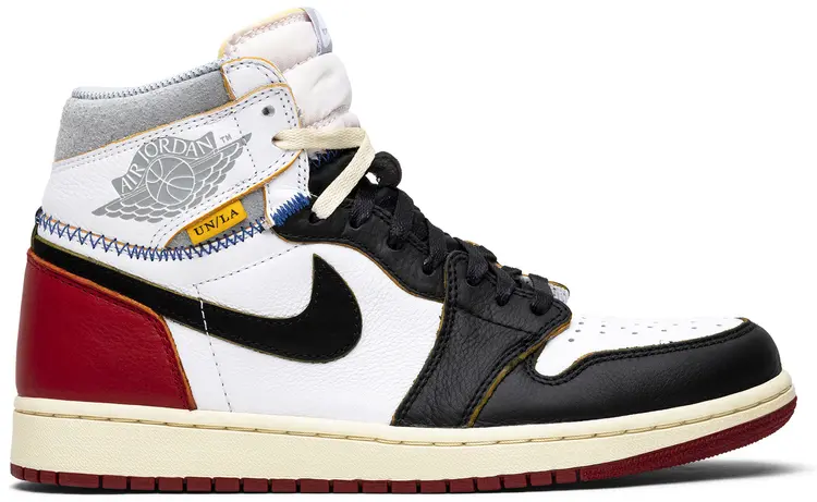Union Jordan 1 Black Toe, outer side catalog view